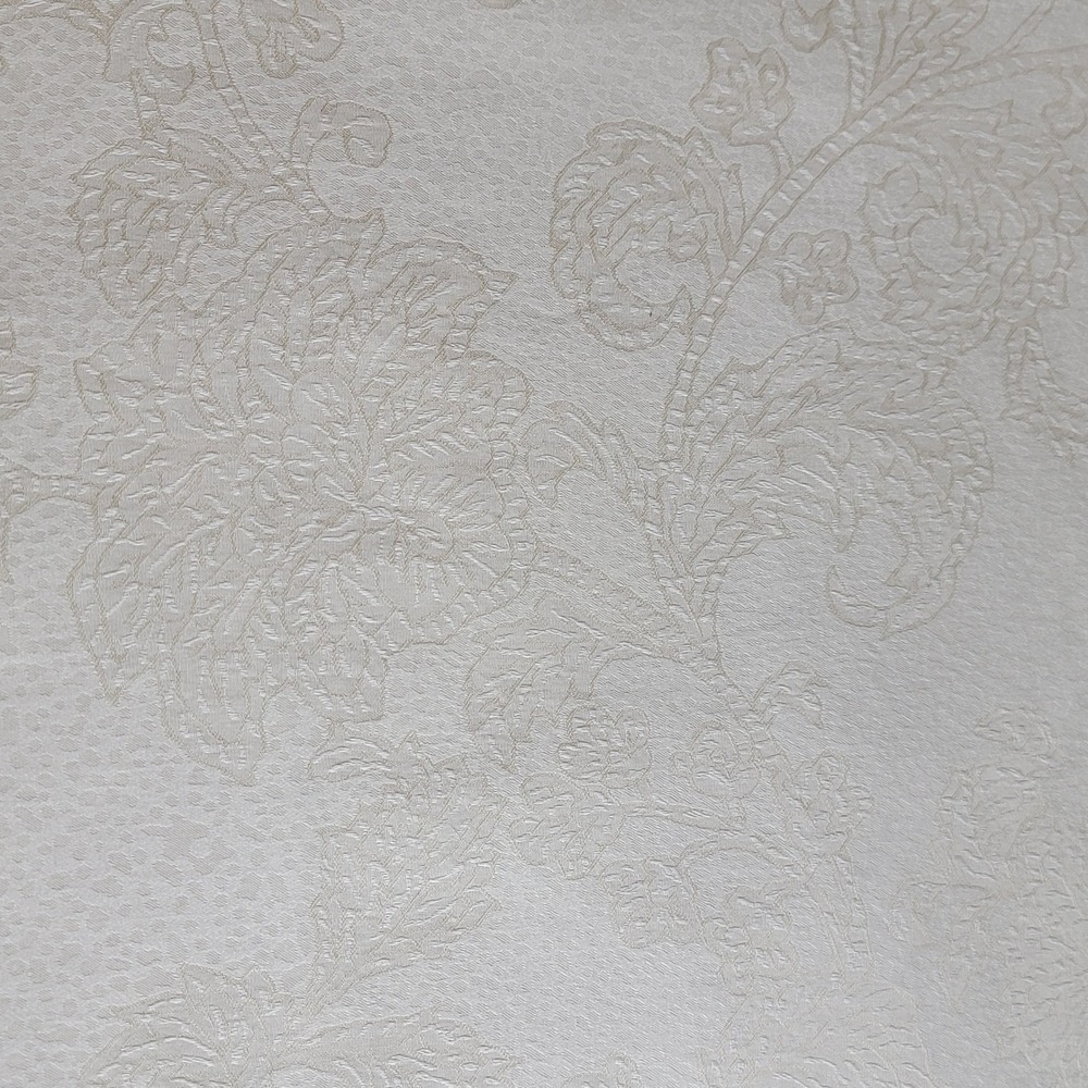 SFERRA King Ivory Floral Damask Jacquard Duvet Cover Luxury Cotton 92X108